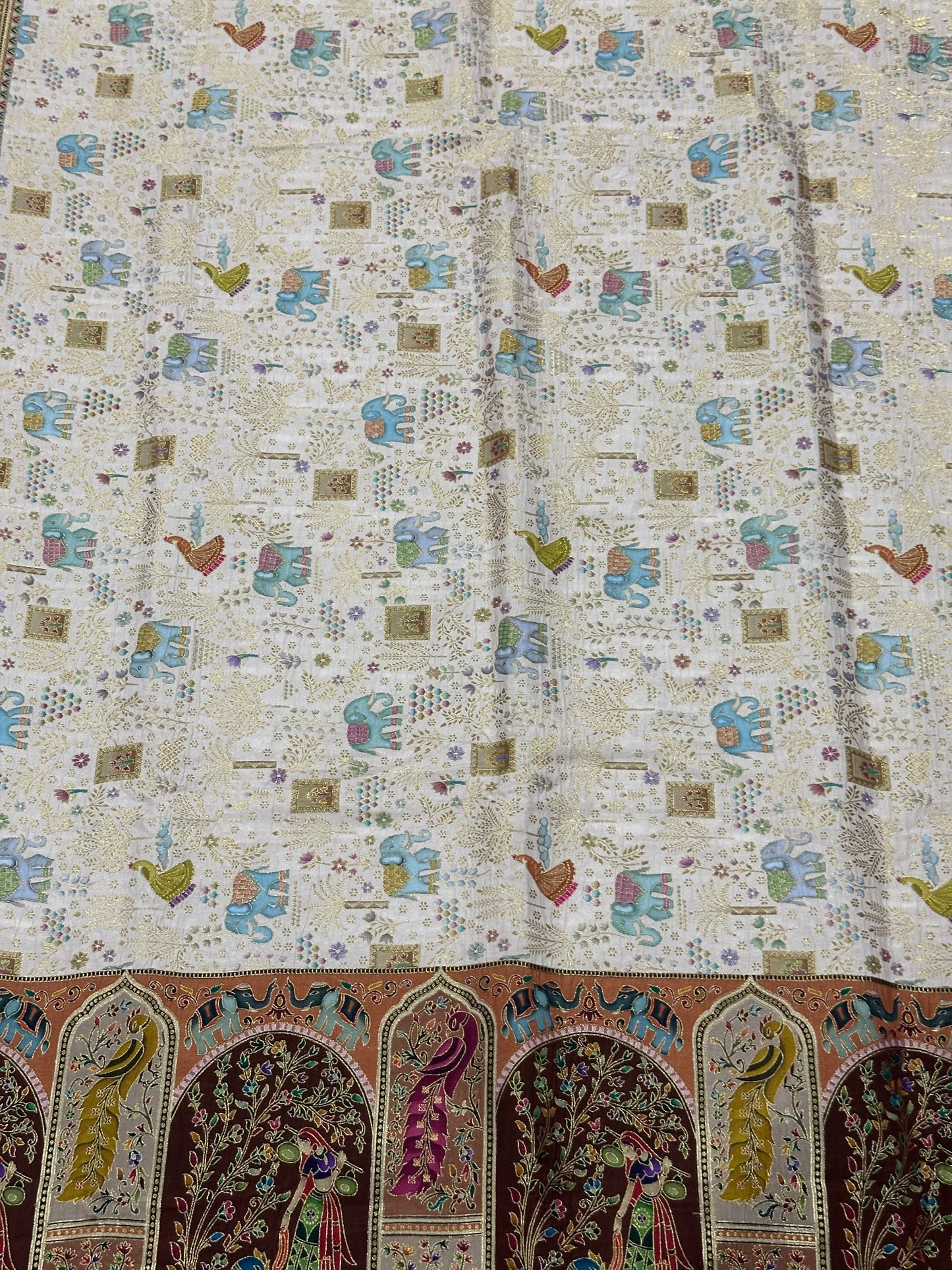 Menakari Kani Silk Shawl