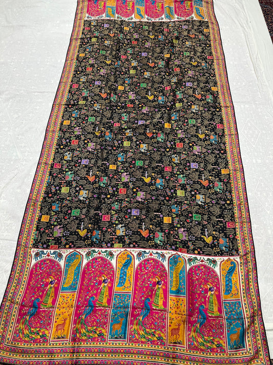 Menakari Kani Silk Shawl