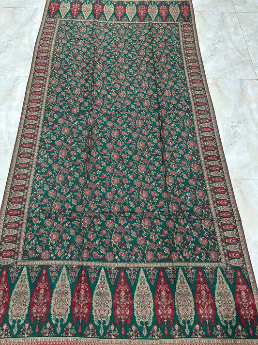Green Zari Kani Shawl