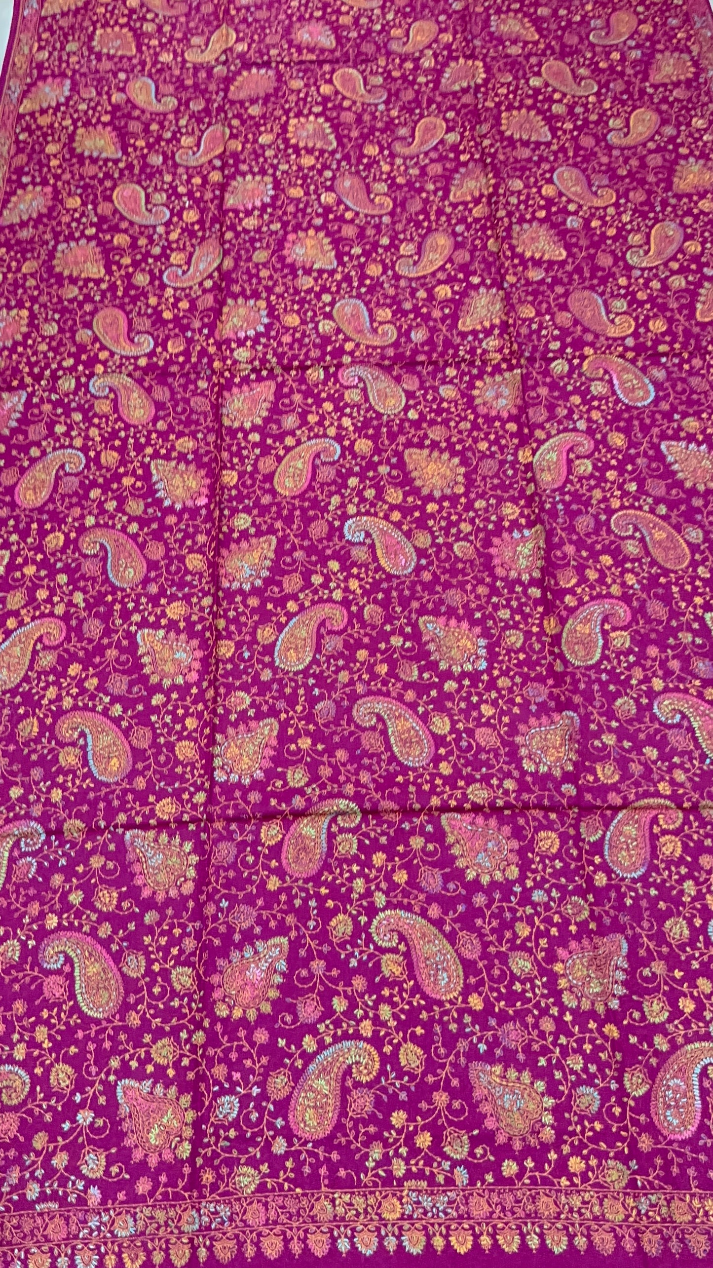 Magenta Sui Jaal Shawl