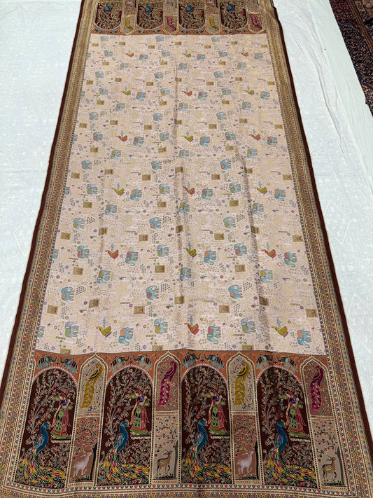 Menakari Kani Silk Shawl