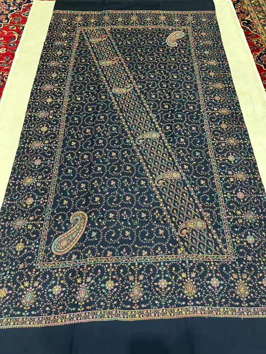 Blue Sui Print Shawl