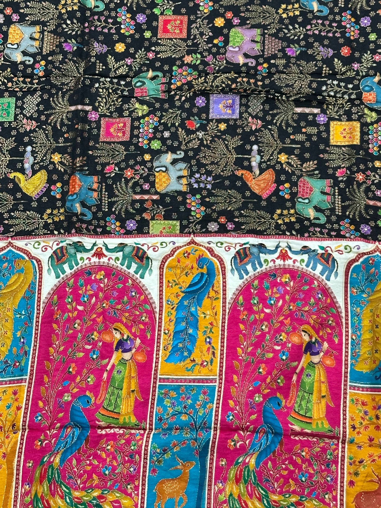 Menakari Kani Silk Shawl