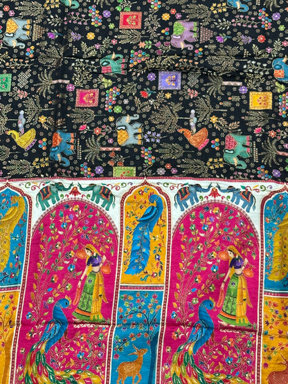 Menakari Kani Silk Shawl